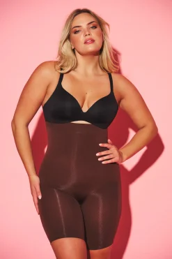 Aansluitende shaping shorts met antislip rand