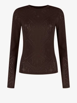Ajour gebreide top