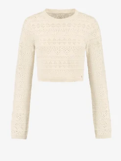 Ajour knit Cropped Top