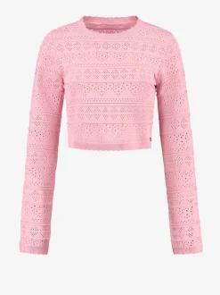 Ajour knit Cropped Top