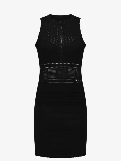 Ajour knit jurk