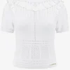 Ajour knit top