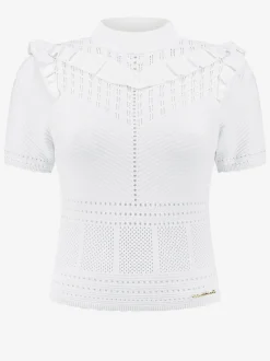 Ajour knit top