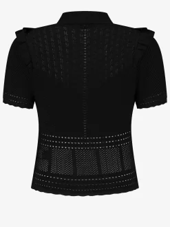 Ajour knit top