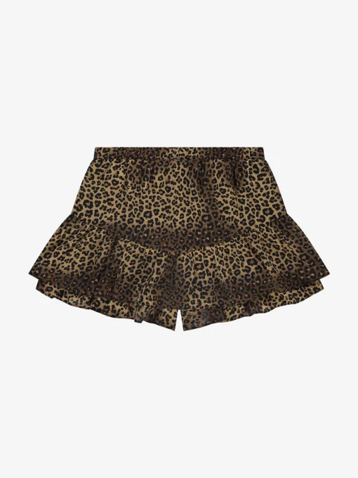 A-lijn skort met panterprint