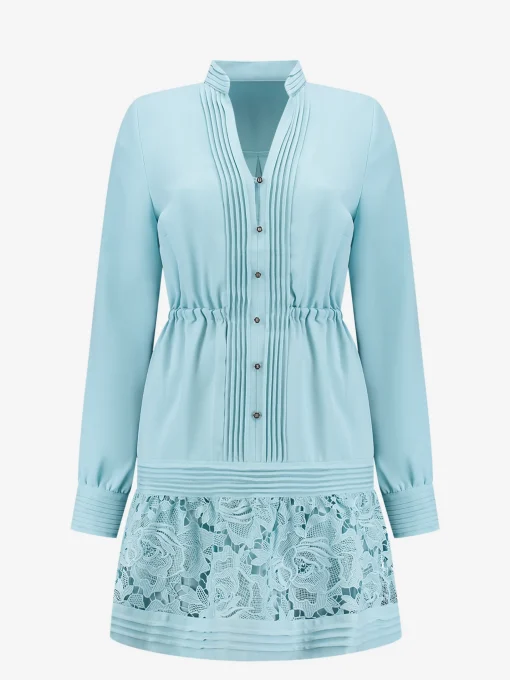 A-line jurk met kant