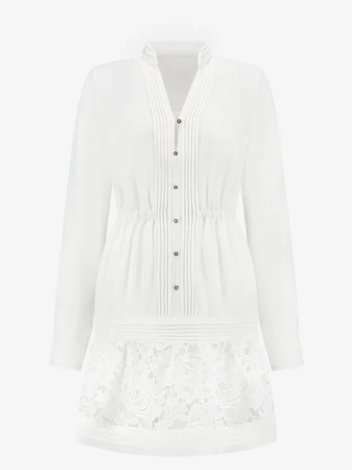 A-line jurk met kant