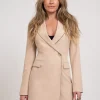 Blazer jurk met N-knoop