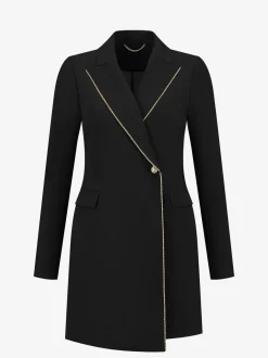 Blazer jurk met N-knoop