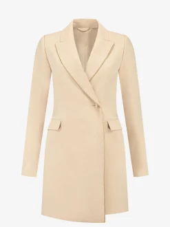 Blazer jurk met N-knoop