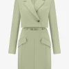 Blazer jurk met open detail