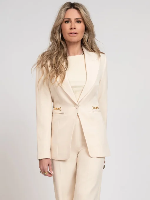 Blazer met ketting detail