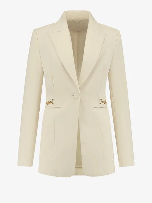 Blazer met ketting detail