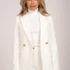 Blazer met N-logo knopen