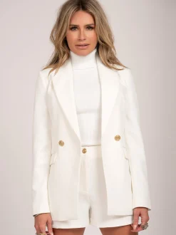 Blazer met N-logo knopen