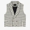 Blazer met tweed patroon