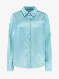 Blouse met all over n logo