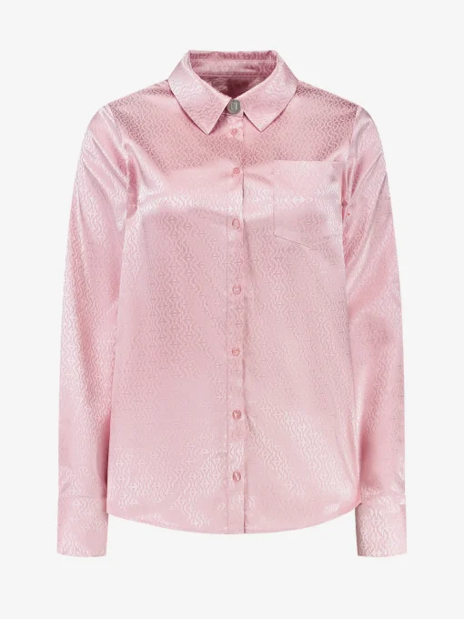 Blouse met all over N logo