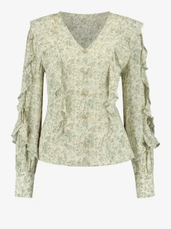 Blouse met bloemenprint