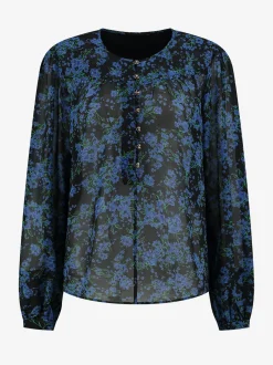 Blouse met bloemenprint
