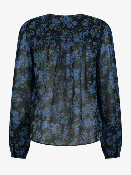 Blouse met bloemenprint