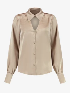 Blouse met cut out
