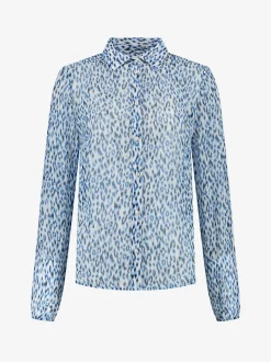 Blouse met dierenprint