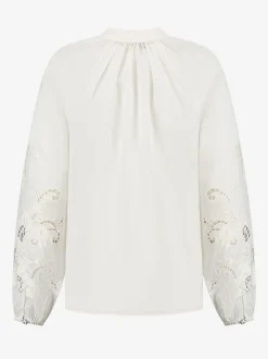 Blouse met embroidery
