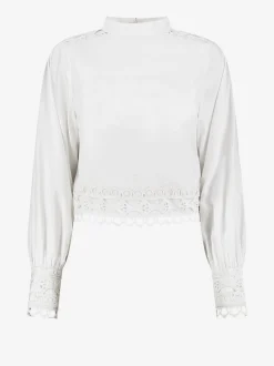 Blouse met kant detail
