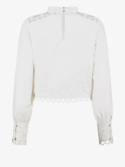 Blouse met kant detail