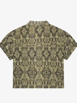 Blouse met slangenprint