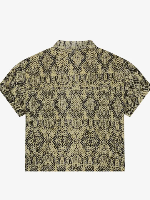 Blouse met slangenprint