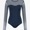 Body met mesh mouwen
