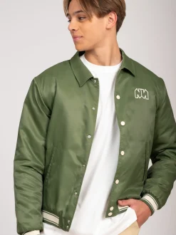 Bomber jas met logo