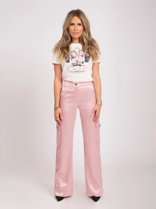 Broek met all over N logo