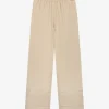 Broek met embroidery