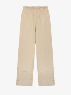 Broek met embroidery