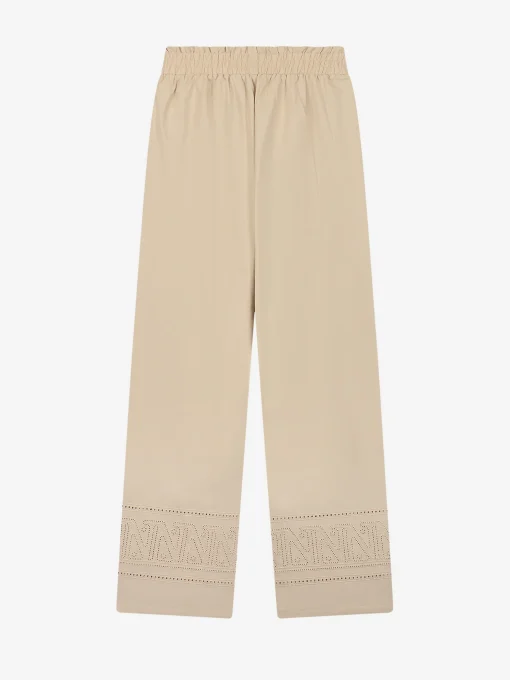 Broek met embroidery