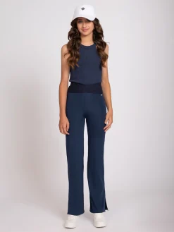 Broek met taille detail