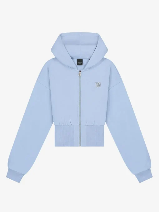 Cardigan met pailletten logo