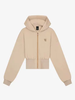 Cardigan met pailletten logo