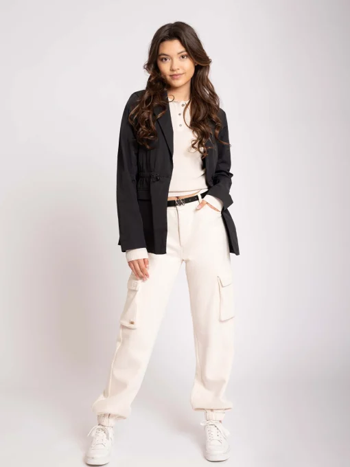 Cargo Sweatpants met hoge taille