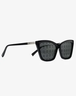 Cat-eye zonnebril met N logo monogram