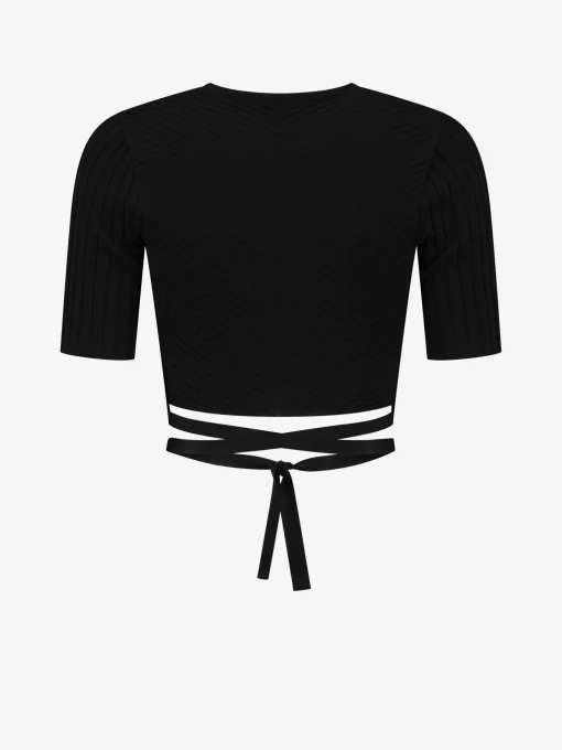 Crop Top met strikkoord