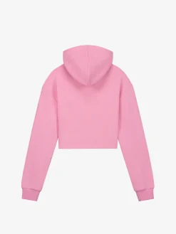 Cropped hoodie met ring