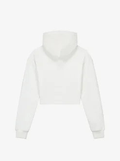 Cropped hoodie met ring