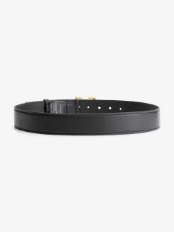 Dunne riem met logo gesp