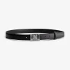 Dunne riem met N logo gesp