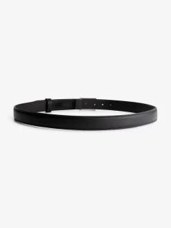 Dunne riem met N logo gesp