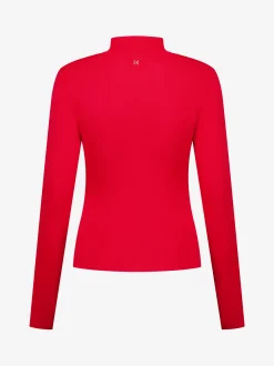 Fitted top met col